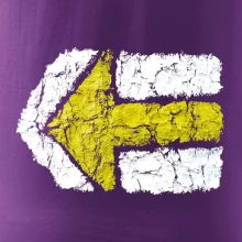 Párová turistická značka žlutá