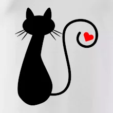 Zamilovaná kočka ocásek