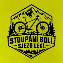 Stoupání bolí sjezd léčí - horské kolo