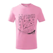 Černobílý skokan fly high