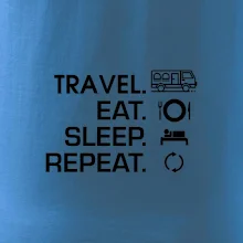 Eat sleep travel - Van