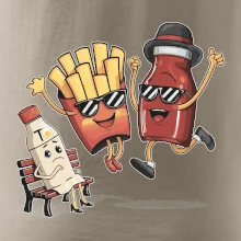 Souboj o hranolky kečup tatarka