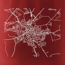 Mapy měst černobílé Klatovy