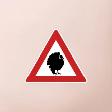 Dopravní značka - krocan