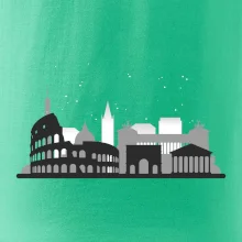 Řím silueta památky