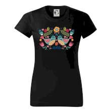 Folklor - dva barevní ptáčci