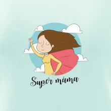 Kreslený obrázek Super máma