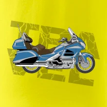 Cestovní motorka Amerika modrá