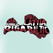 Mapy - názvy měst - Lotyšsko