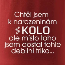 Chtěl jsem dostat k narozeninám kolo