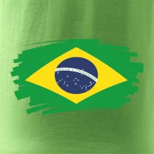 Brazílie vlajka štětkou