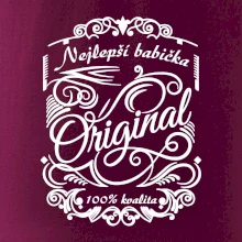 Vintage nejlepší babička  100% kvalita