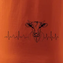 EKG křivka kráva