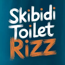 Skibidi Toilet Rizz nápis
