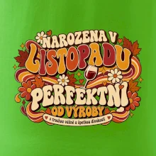 Narozena v listopadu perfektní od výroby retro