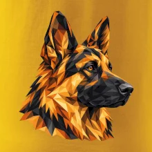 Německý ovčák - geometrická hlava