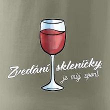 Zvedání skleničky je můj sport