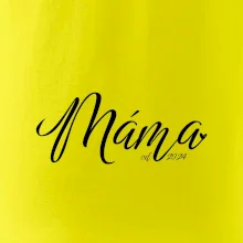 Máma od roku -  psací písmo