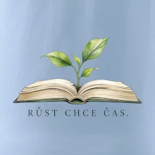 Růst chce čas rostlina v knize