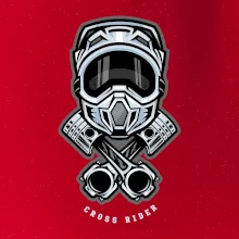 Cross rider písty helma