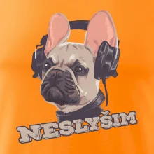 Francouzský buldoček neslyším