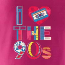 I love 90s - srdce a kazeta