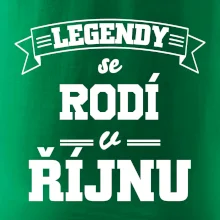 Legendy se rodí v říjnu