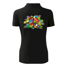 Peace symbol prorostlý květinami