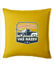 Odtahová služba - erb - červený nápis