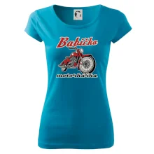 Babička motorkářka