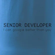 Senior developer google better than you