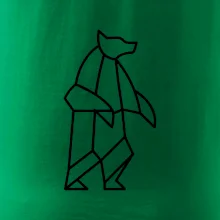 Geometrie lední medvěd stojící