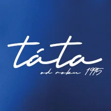 Psací nápis táta s ročníkem