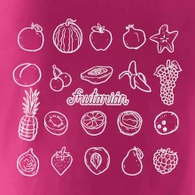 Frutarián ovoce ve čtverci