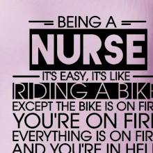 Being a nurse - bike