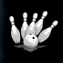 Bowling kresba