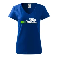 Kombajnista zelená a žlutá