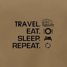 Eat sleep travel - Malý přívěs