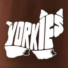Jorkšírský teriér - Yorkie - Nápis v těle