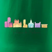 Mallorca - Siluety památek - barevné