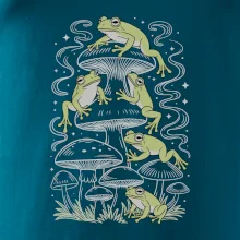 Goblincore frogs and various mushrooms Goblincore frogs and various mushrooms