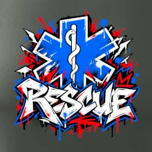 Rescue - Graffiti nápis