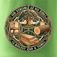 Od stromu až po dřevěnou židli