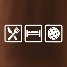 Eat sleep florbal v řadě