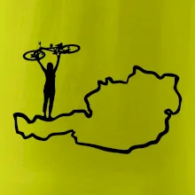 Cyklistka - Mapa Rakouska