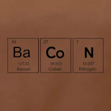 Bacon - periodická tabulka