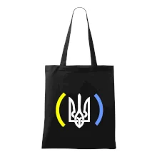 Ukrajina trojzubec s barvami