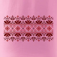 Ukrajinský vzor - červený