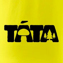 Táta nápis - houbař