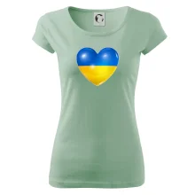 Ukrajina srdce vlajka